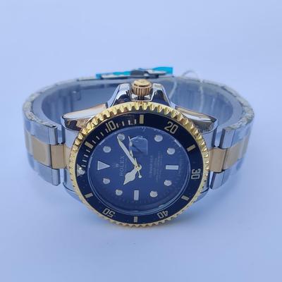 Men's Quartz Round Stainless Steel Watch