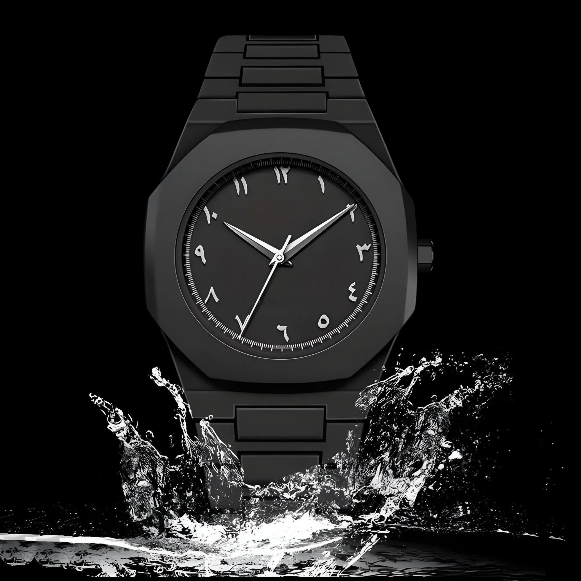 Arabic Aura Watch 2025 - Black Modern Creative.